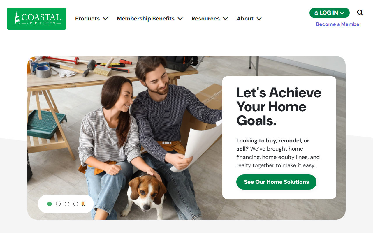 Homepage of Coastal
