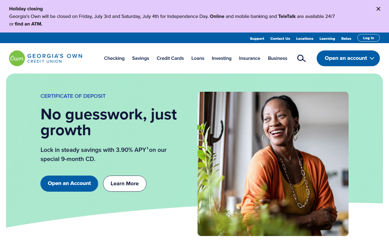 Homepage of Georgia'S Own