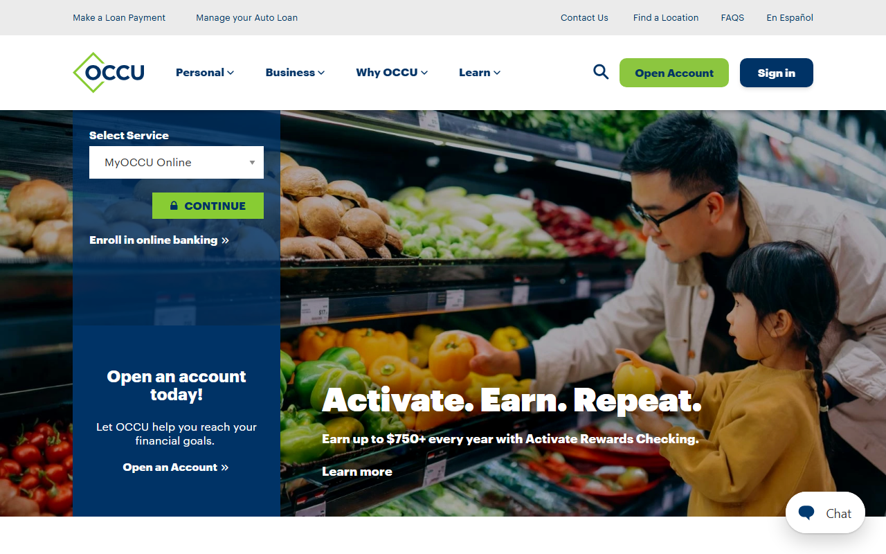 Homepage of Oregon Community